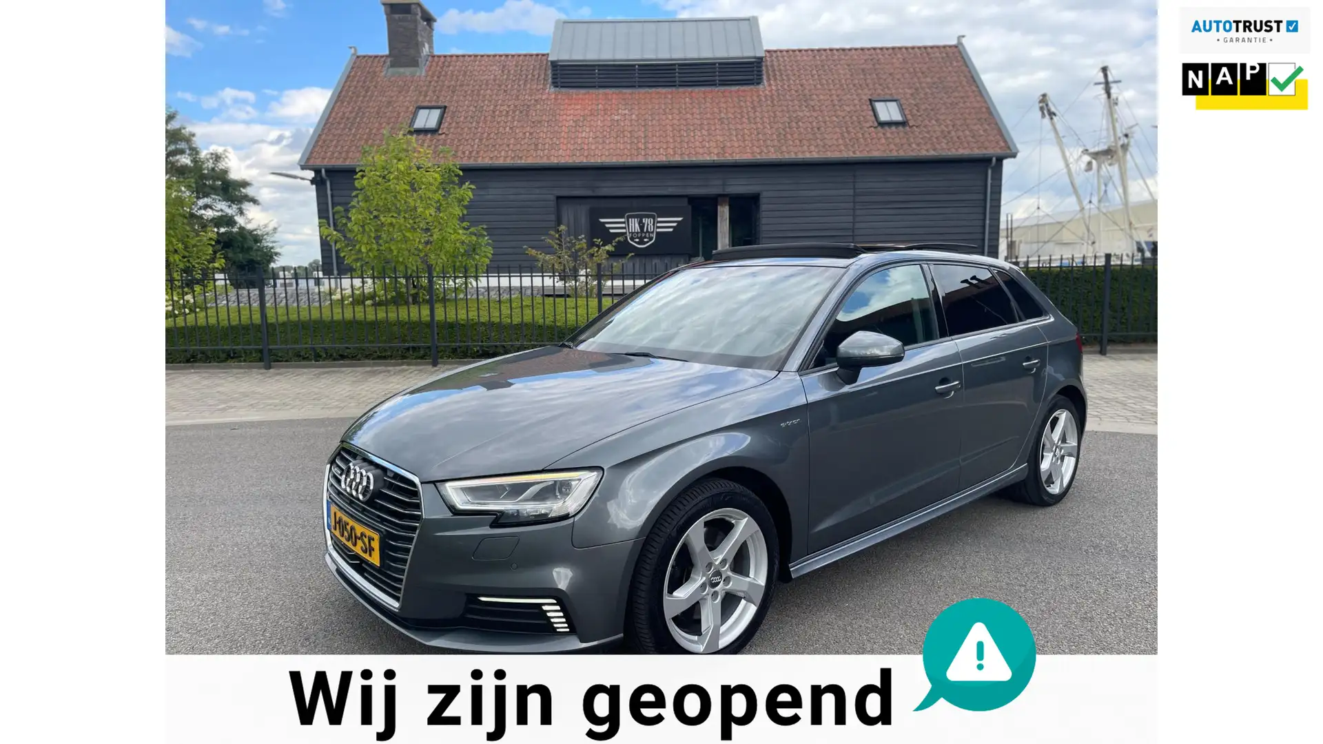 Audi A3 Sportback 1.4 e-tron Sport Panoramadak Led-Xenon N Grau - 1