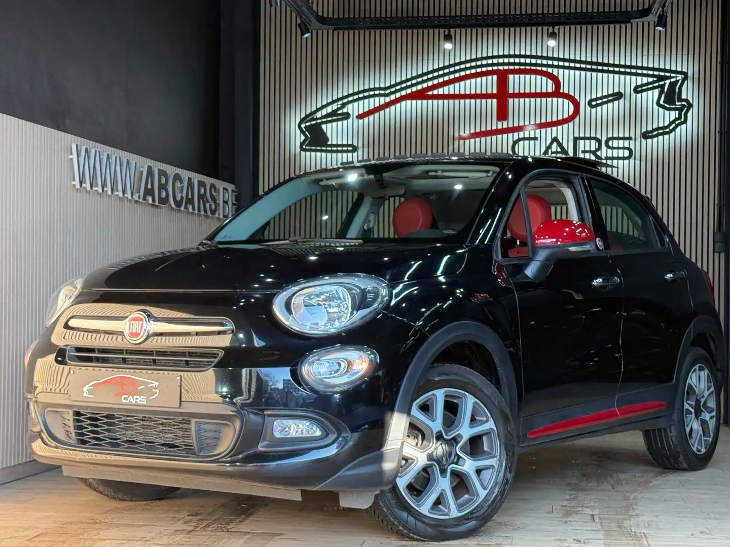 Fiat 500X 1.6i E-torq Rosso Amore * GARANTIE 12 MOIS * Zwart - 1