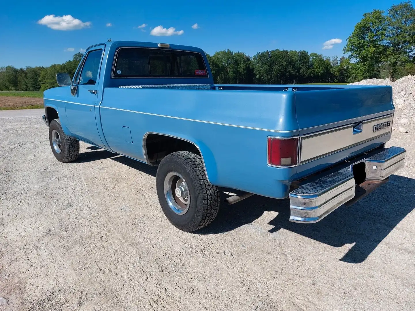 Chevrolet K30 Silverado 4x4 Bleu - 2