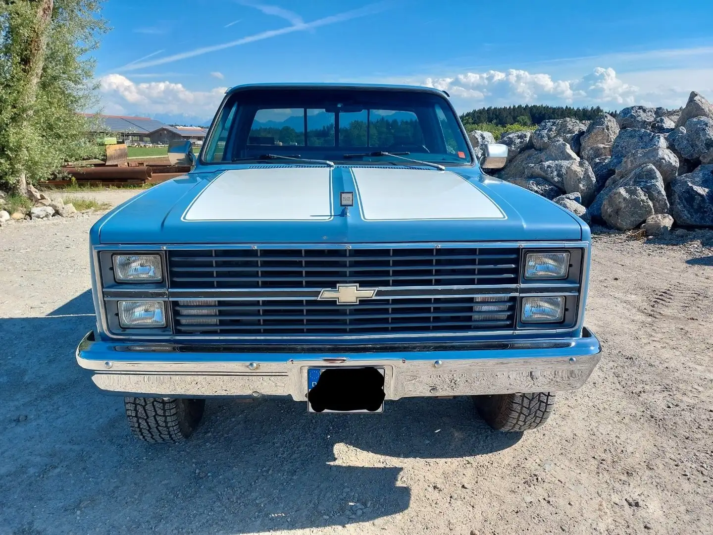 Chevrolet K30 Silverado 4x4 Bleu - 1