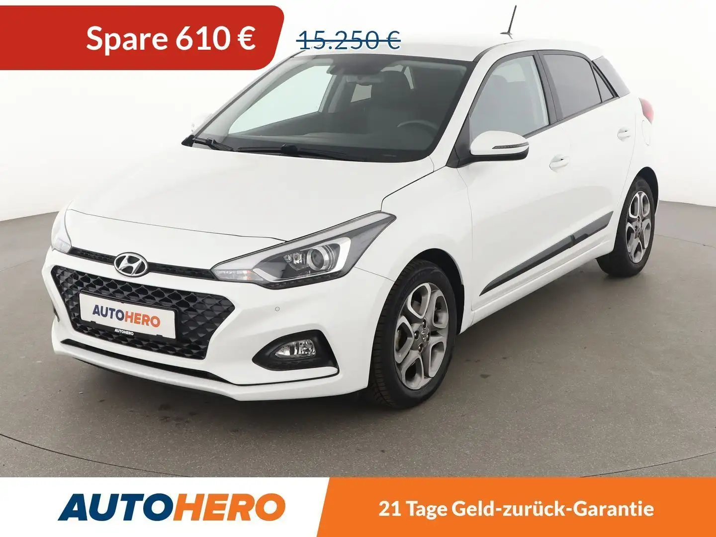 Hyundai i20 1.0 TGDI Style*NAVI*CAM*PDC*SHZ*SPUR* Weiß - 1