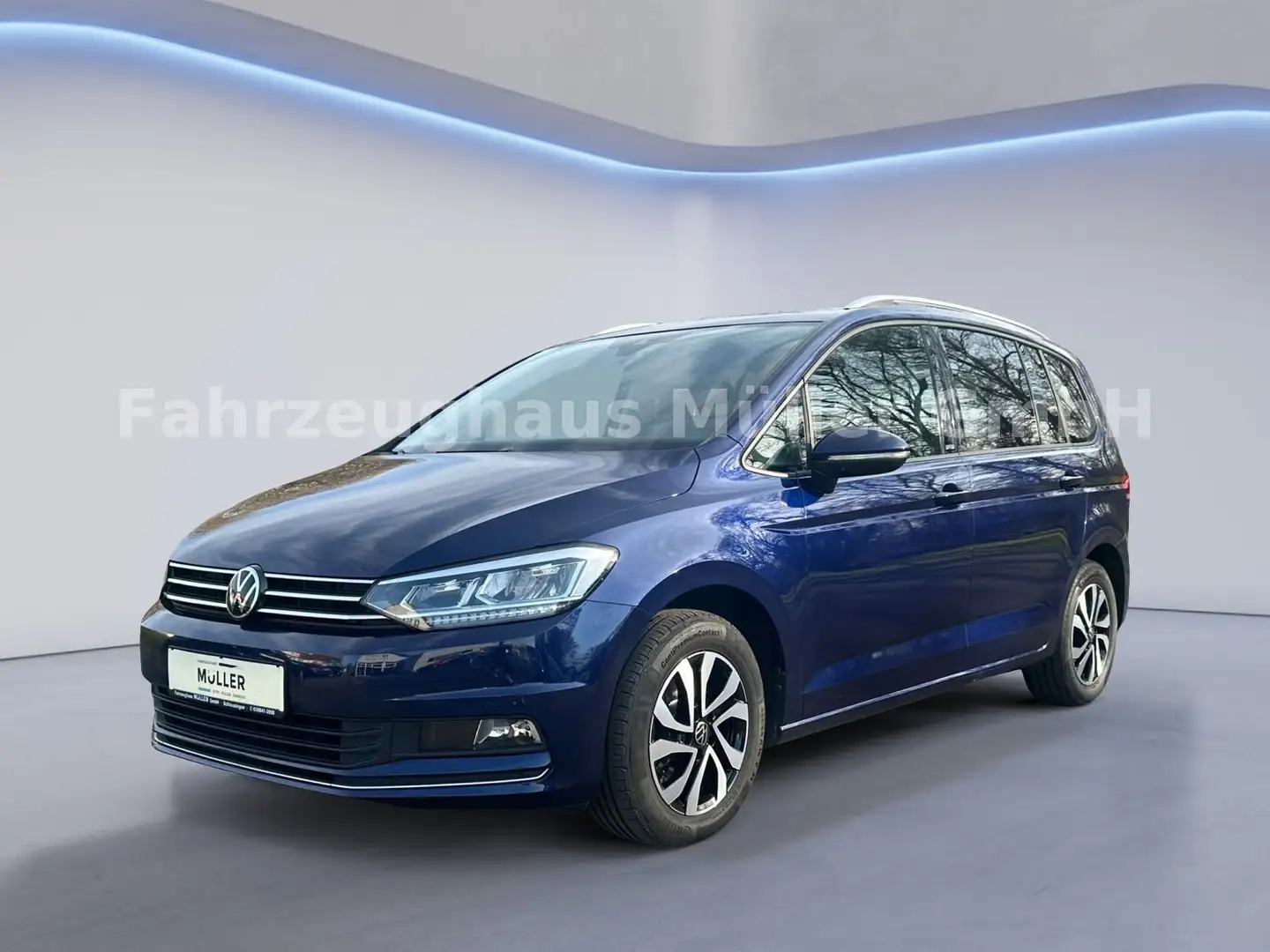 Volkswagen Touran Active 2.0TDI+110kW+DSG+AHK+Kamera Blauw - 1