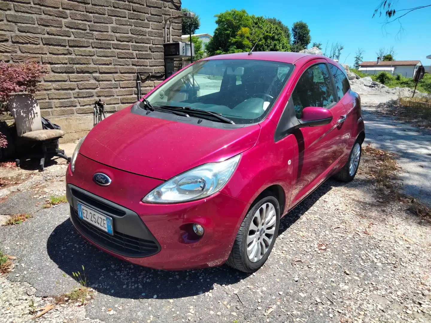 Ford Ka/Ka+ Ka II 3p 2009 Ka 1.2 Titanium + c/esp 69cv E6 Rosso - 1