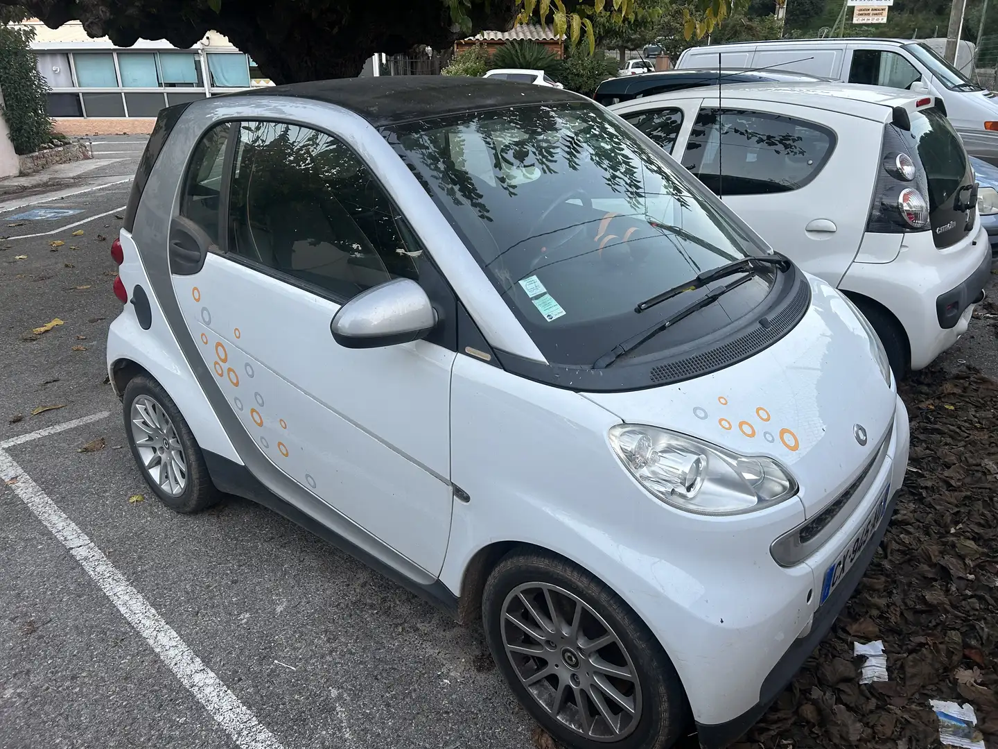 smart forTwo Smart Cabrio 1.0 71ch Crystal Edition Blanc - 2