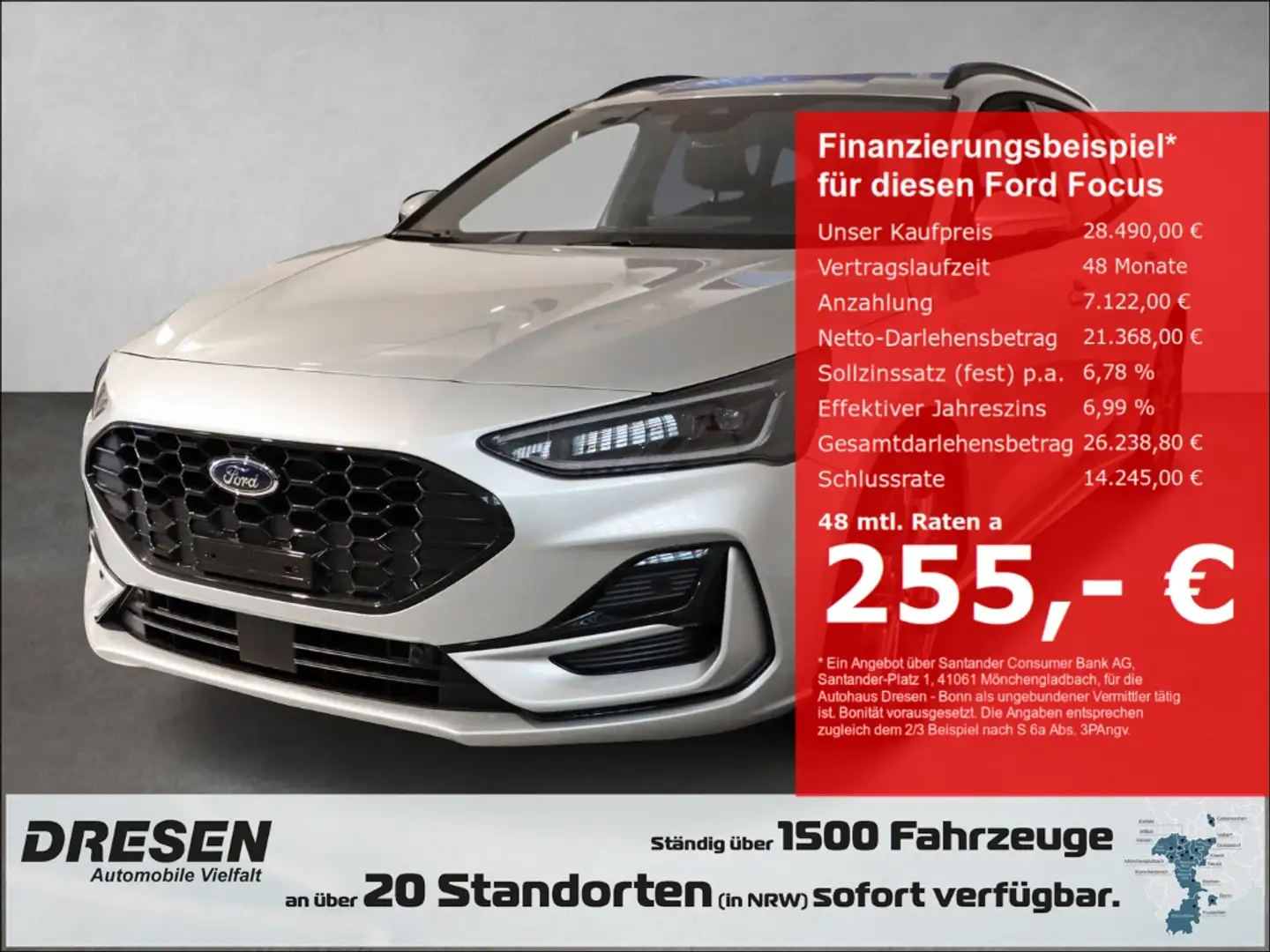 Ford Focus ST-Line 1.0 MHEV *LED-MATRIX-LICHT*BANG & OLUFSEN* Silber - 1