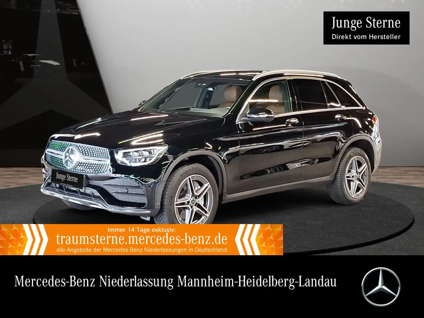 Mercedes-Benz GLC 300 de 4M AMG+PANO+LED+KAMERA+KEYLESS+9G Schwarz - 1