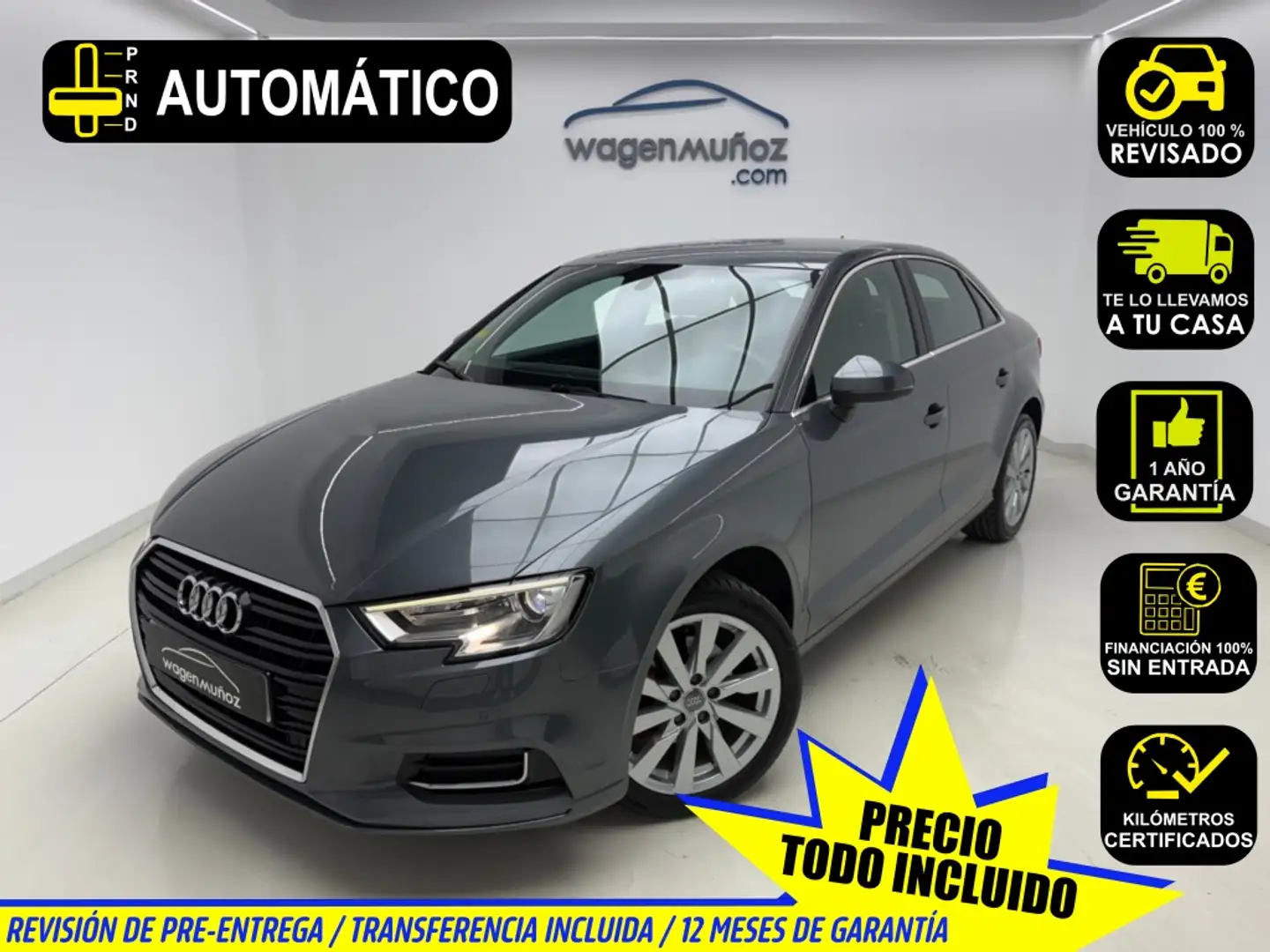 Audi A3 Sedán 1.6TDI S tronic 85kW Grijs - 1