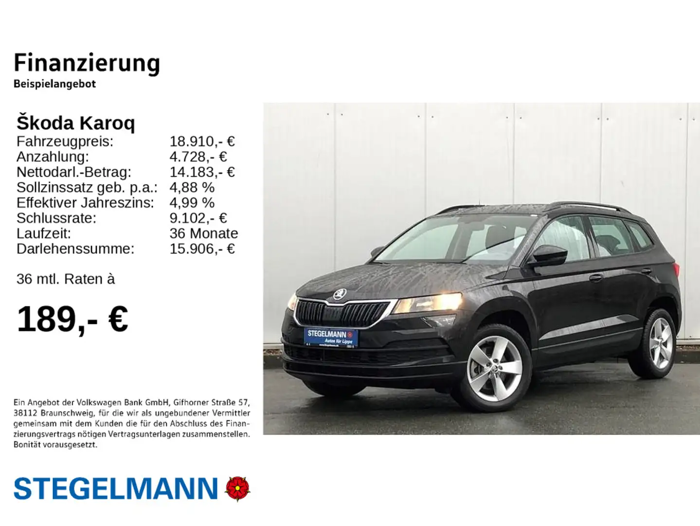 Skoda Karoq 1.5 TSI DSG Ambition *Navi*PDC* Noir - 2