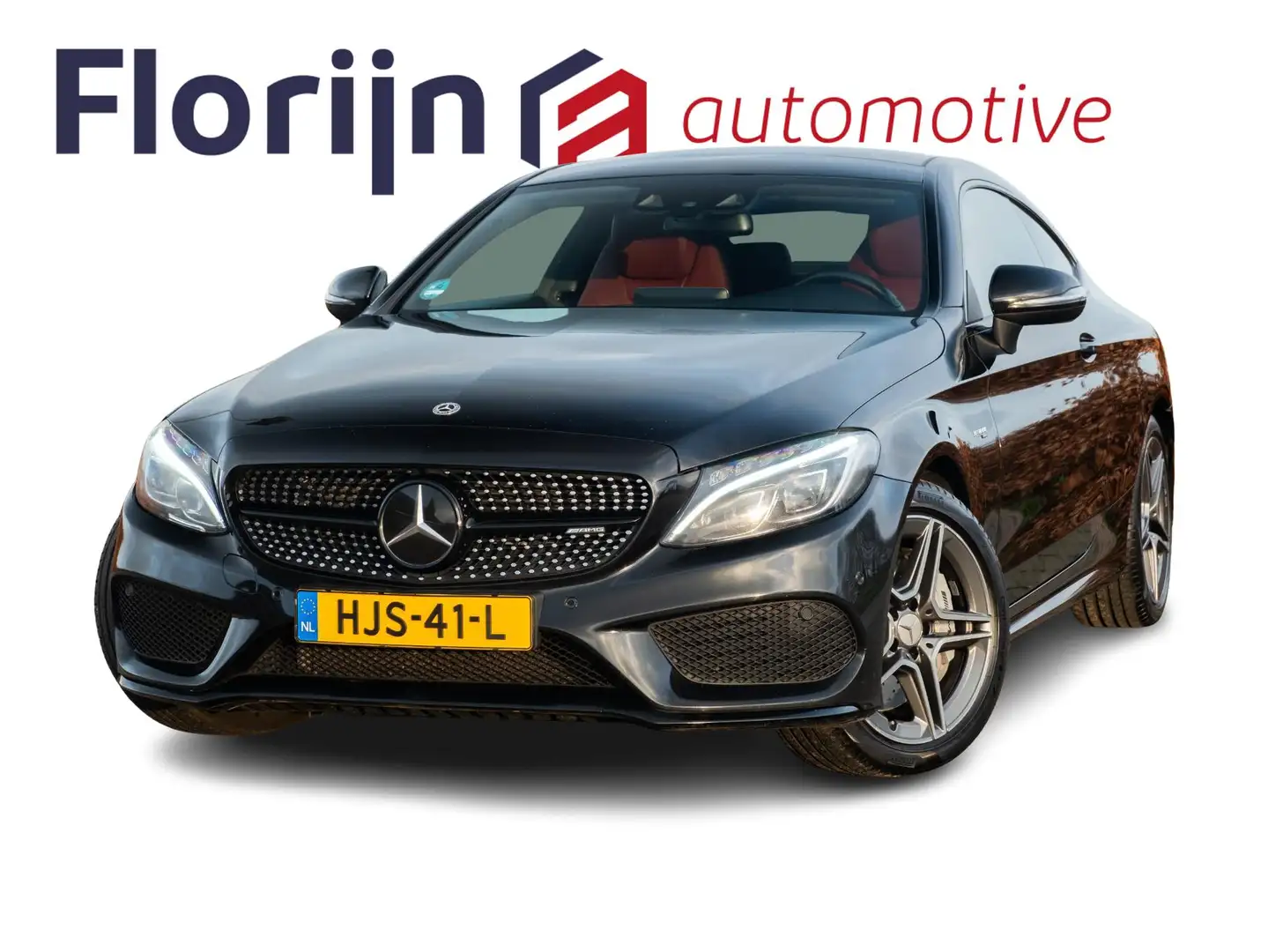 Mercedes-Benz C 43 AMG Coupé 4MATIC 367pk | Panodak | Volleder Designo | Schwarz - 1