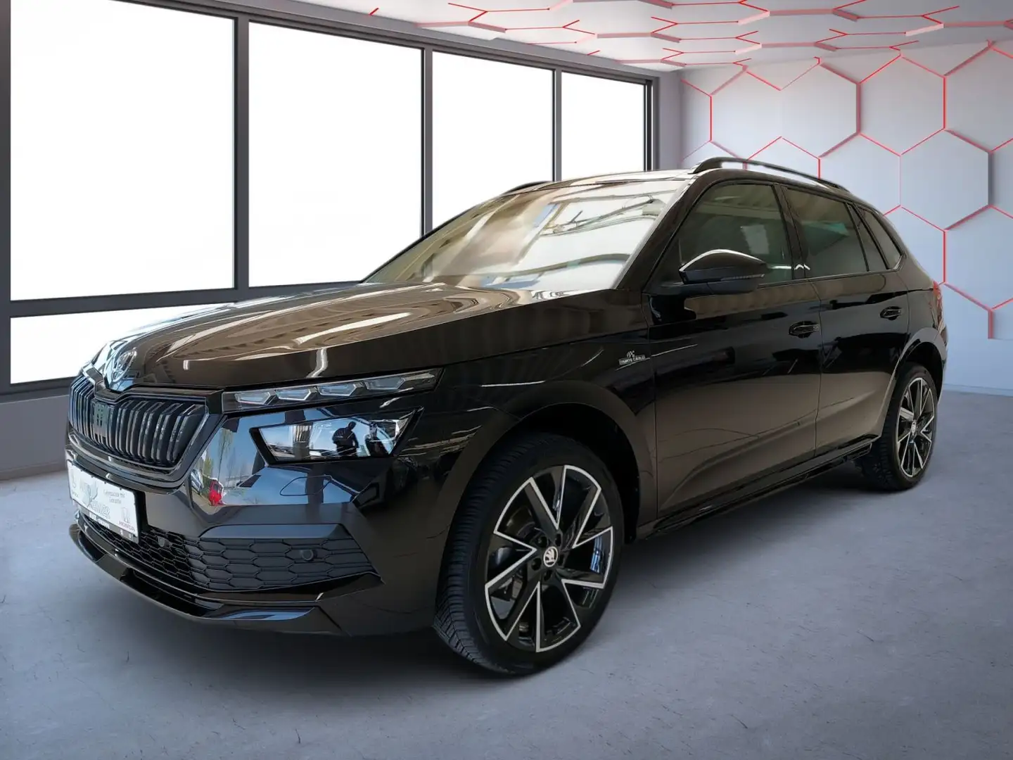 Skoda Kamiq 1.0 TSI DSG Monte Carlo LED+PANO+NAVI+VC Zwart - 2
