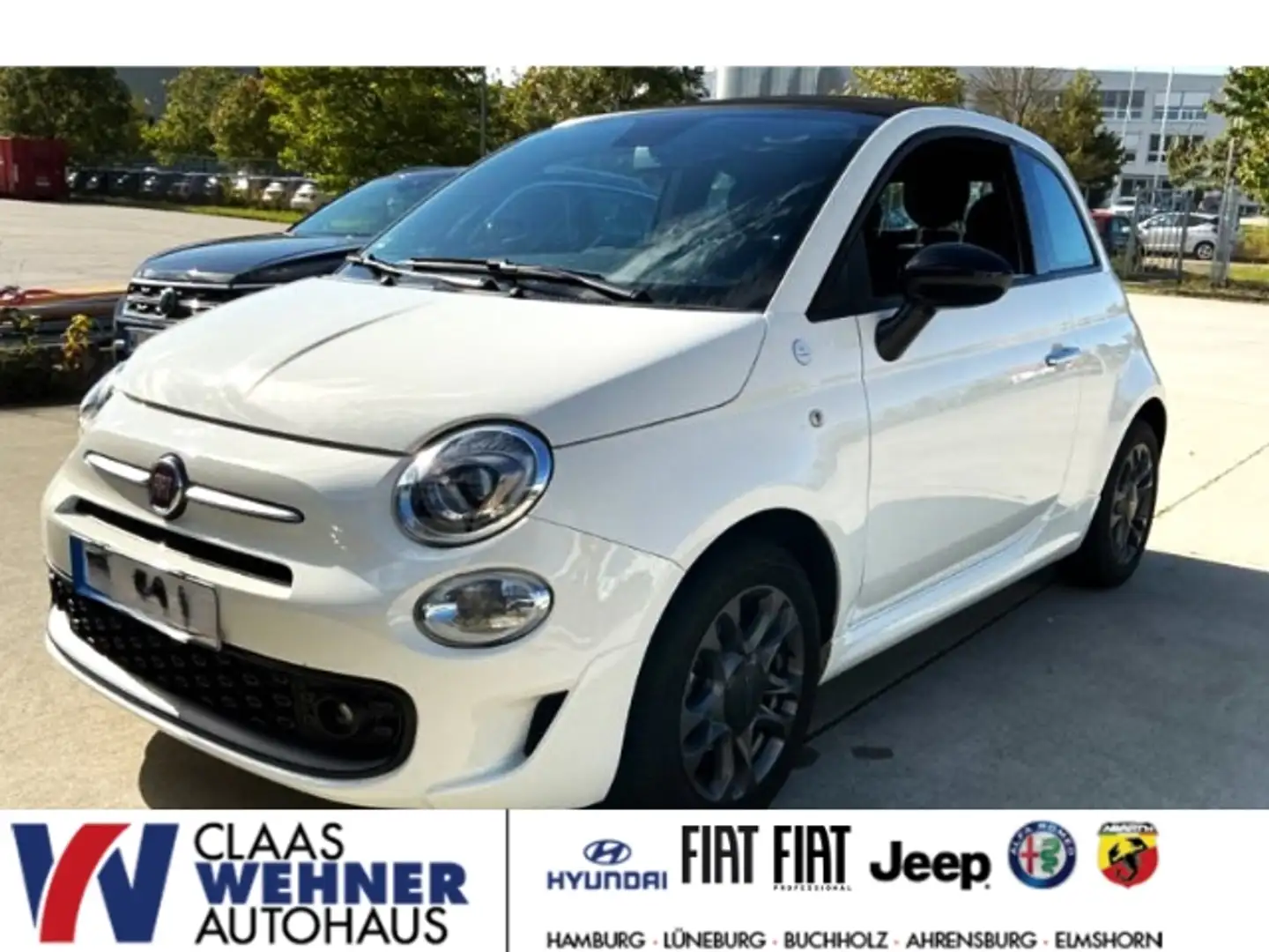 Fiat 500C Hey Google 1.0 Mild Hybrid EU6d Tech-Paket LM-Felg Weiß - 1