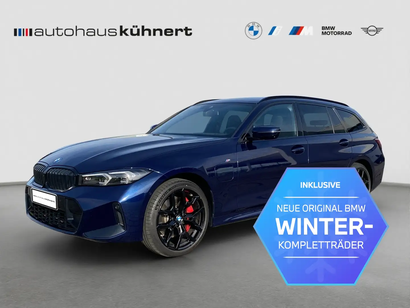 BMW 330 e xDrive touring ///M-Sport PRO LED PanoSD SpurAss Bleu - 1