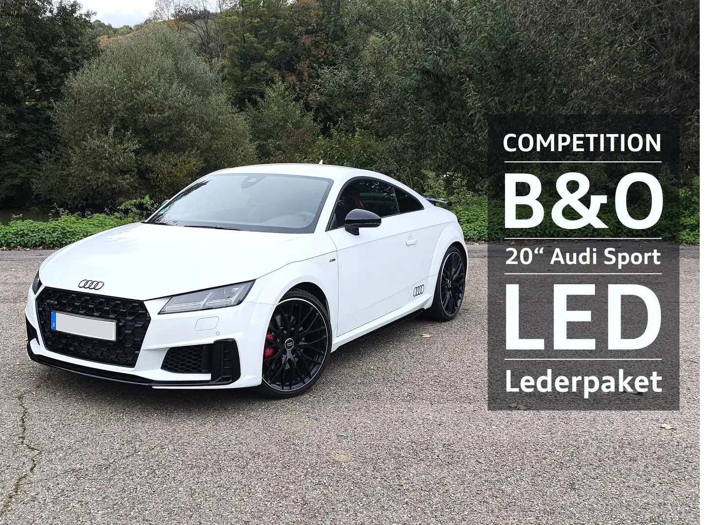 Audi TT TT+Coupe+45+TFSI+quattro+S+tronic+Competition+B&O Weiß - 1