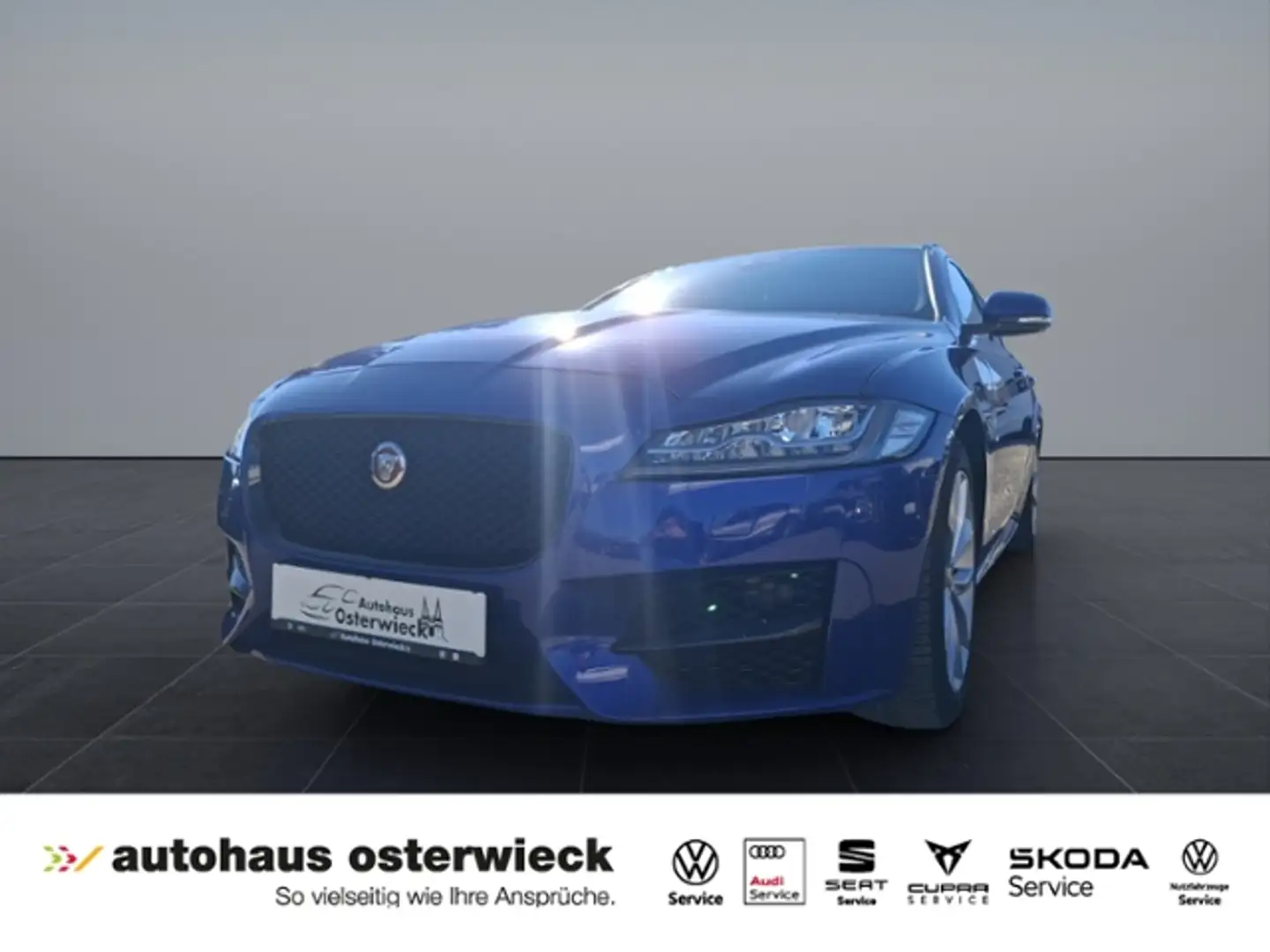 Jaguar XF 20d Sportbrake R-Sport AWD Nur Export oder Gewerb Bleu - 1