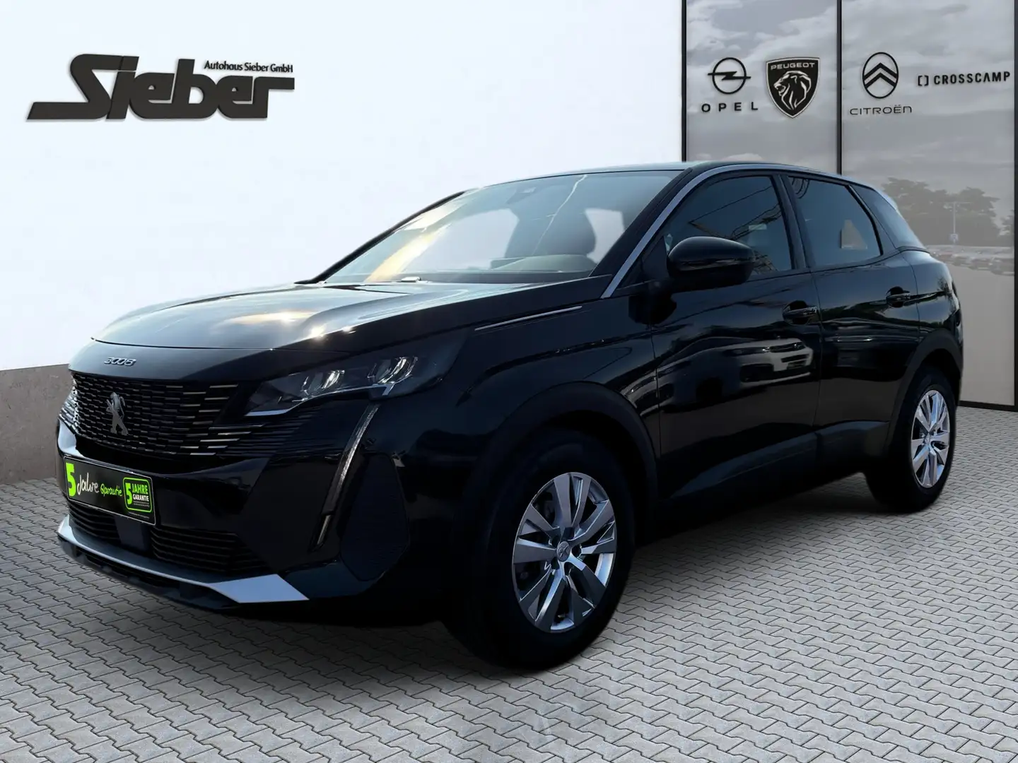Peugeot 3008 1.5 BlueHDi 130 Active Pack Sitzhzg Kamera Schwarz - 2