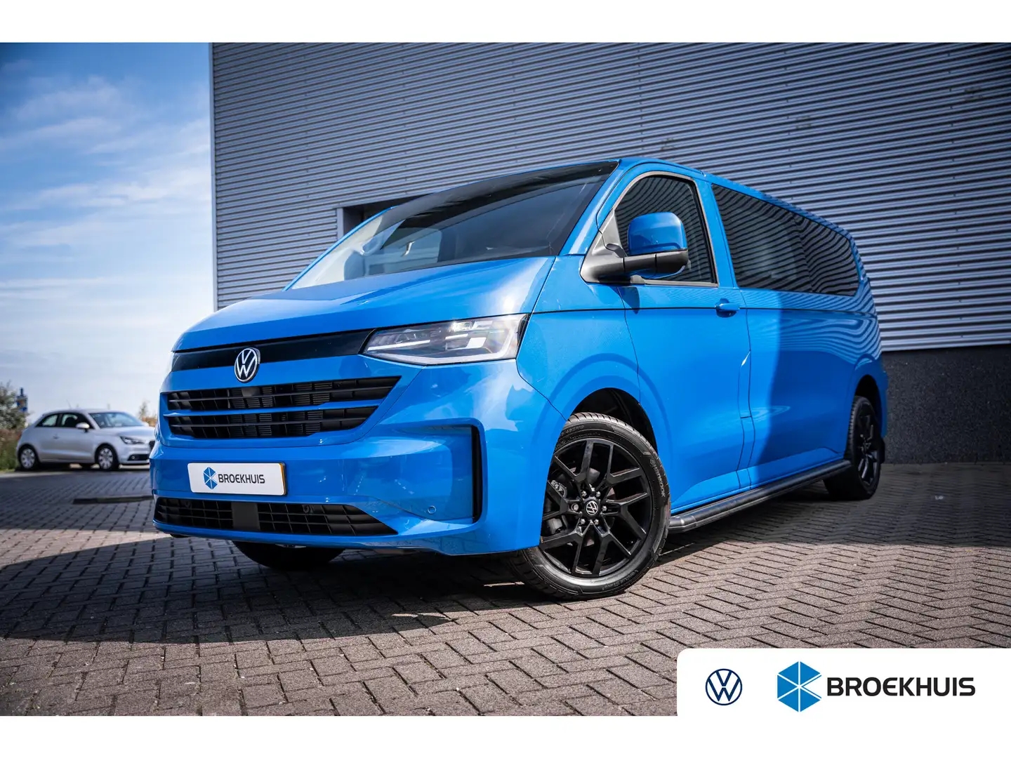 Volkswagen Transporter 2.0 TDI 170 pk L2H1 Bulli Dubbele Cabine TREKHAAK Blauw - 1