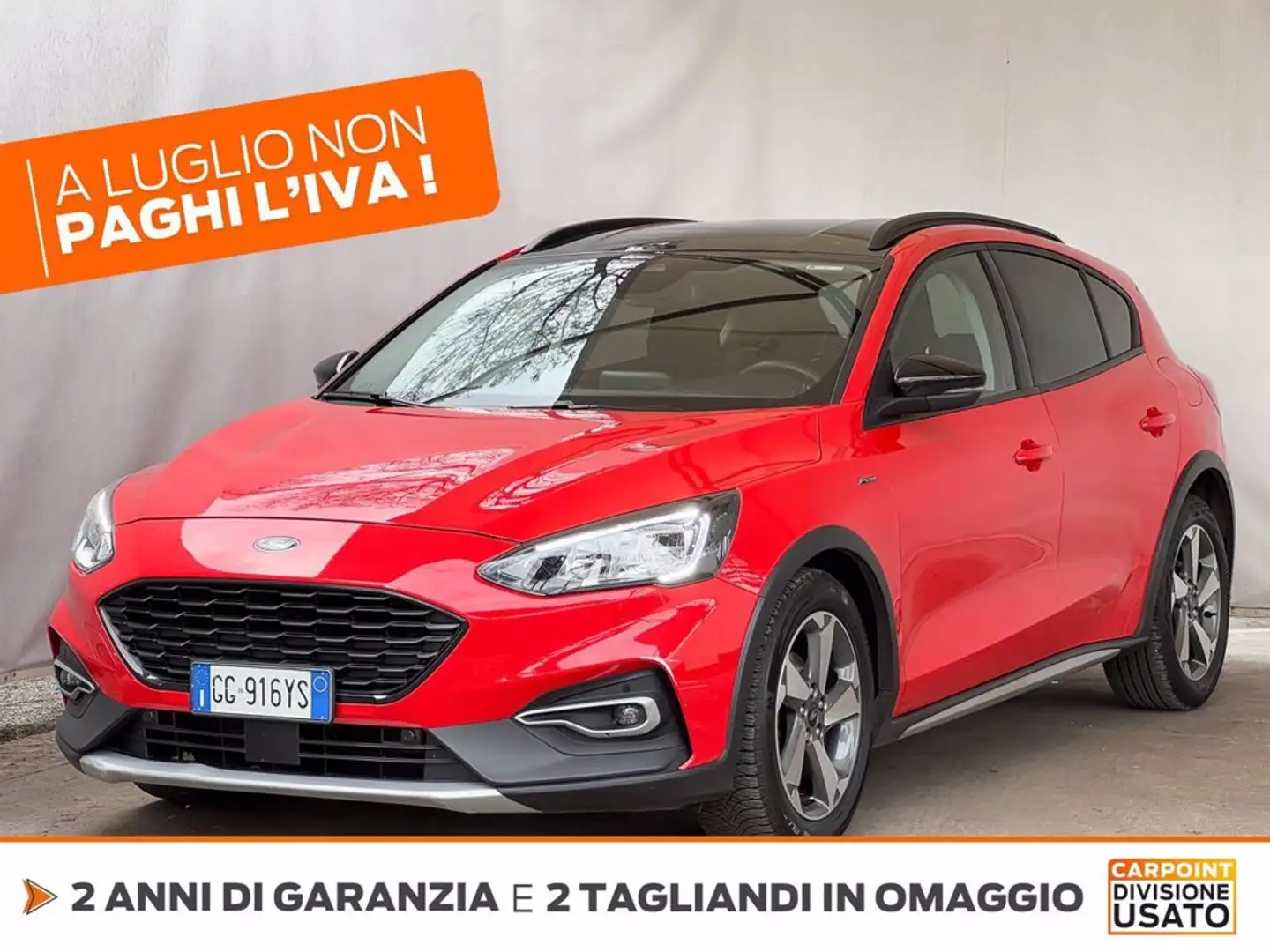 Ford Focus active 1.0 ecoboost h s&s 125cv my20.75 Красный - 1