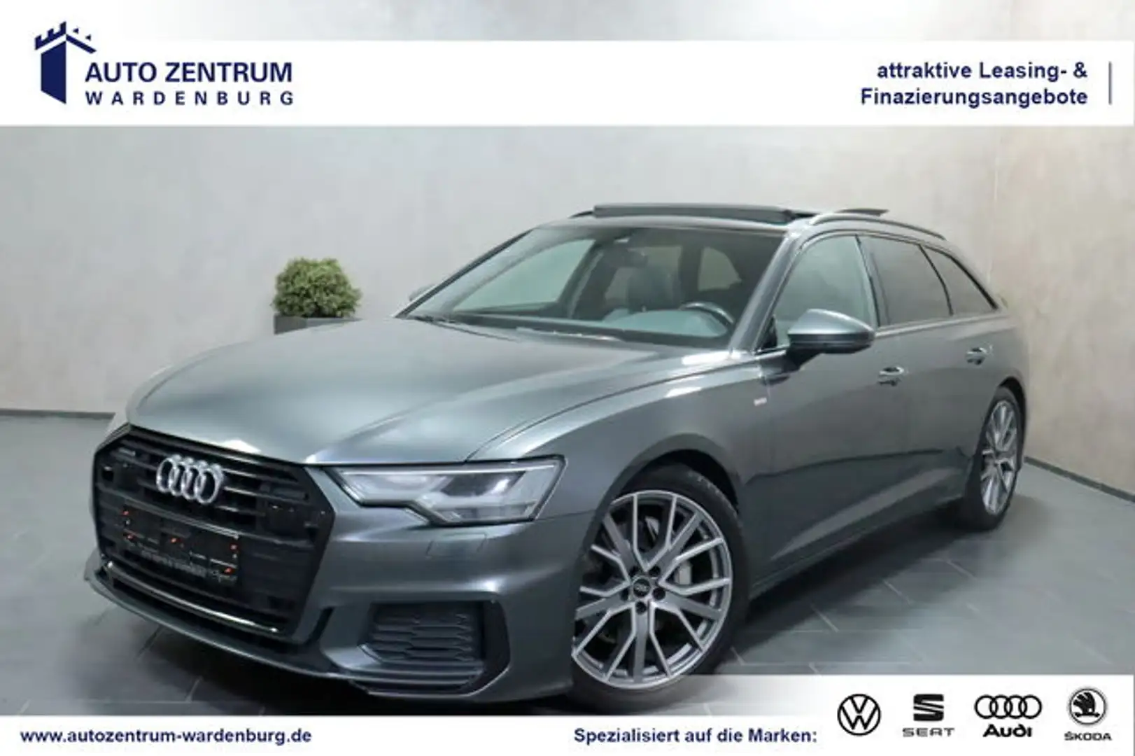 Audi A6 Avant 50 TDI Quattro 3x S Line CAM PANO 20Z. Grau - 1