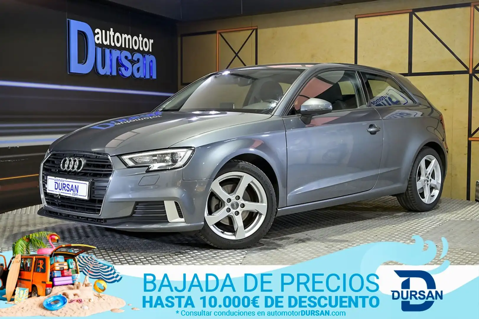 Audi A3 1.5 TFSI COD EVO Sport Edition 110kW Gris - 1