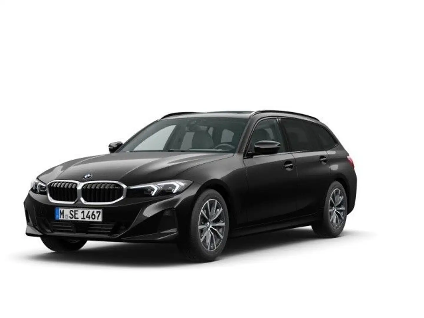BMW 320 d Touring Automatik Panorama Klimaaut. PDC Schwarz - 1