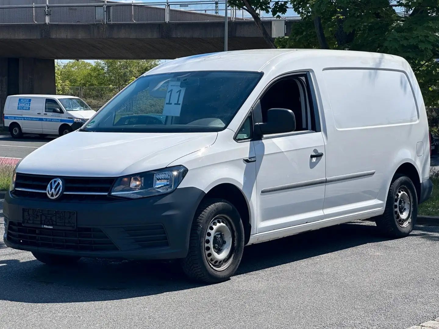 Volkswagen Caddy Lang Maxi Kasten EcoProfi BMT Klima*Euro 6 Weiß - 1
