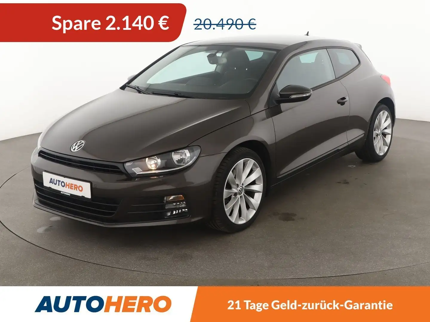 Volkswagen Scirocco 2.0 TSI BlueMotion Aut.*PDC*TEMPO*SHZ* Braun - 1