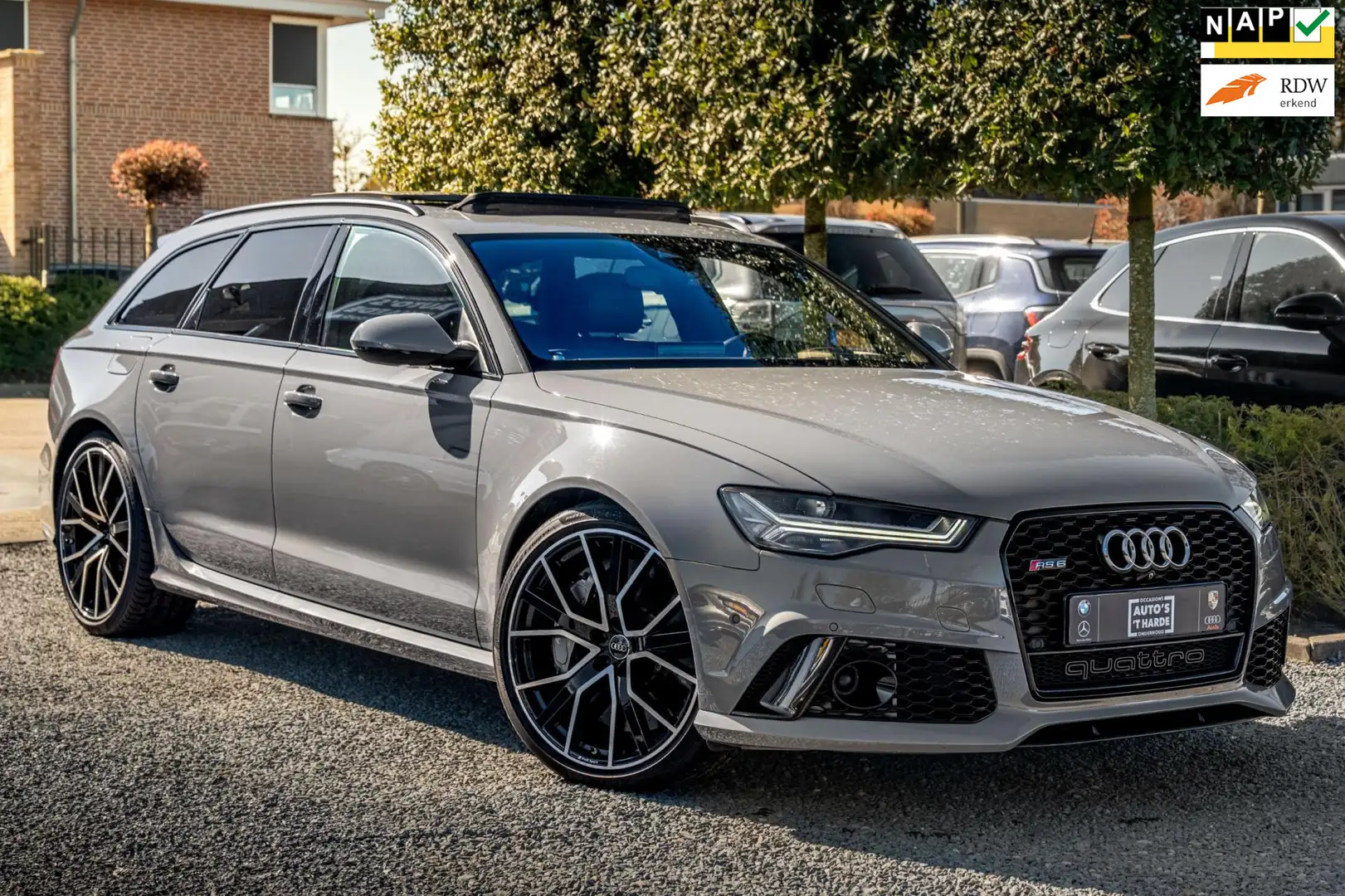 Audi RS6 Avant 4.0 TFSI Quattro Performance Pro Line + 605 Grijs - 1