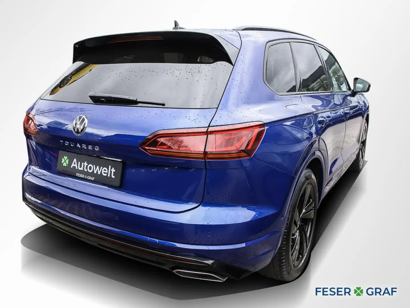 Volkswagen Touareg 3.0 TDI 4M R-Line Black AHK Matrix Pano Blau - 2