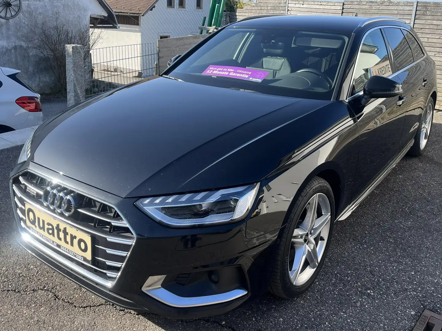 Audi A4 40 TDI quattro S-Line*VOLL-LED*ACC*360°Kamera Schwarz - 1