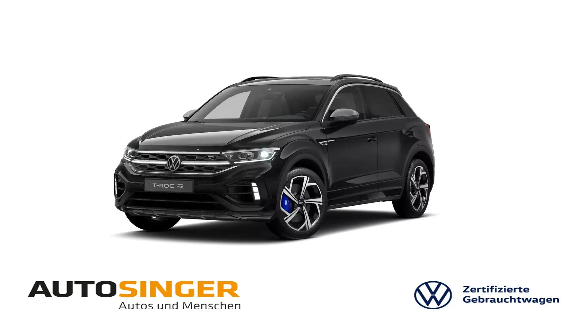 Volkswagen T-Roc R-Line 2.0 TSI DSG 4M *AHK*ACC*DCC*IQ*PANO Schwarz - 1