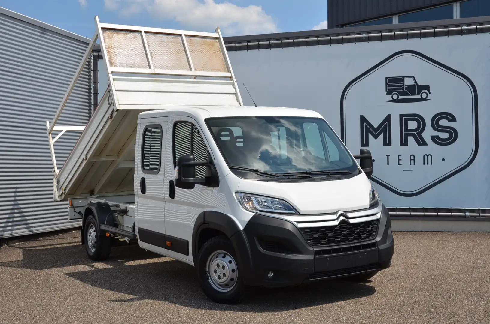 Citroen Jumper 2.2HDI- Kipper- Dubbelcabine-165Pk- GPS- 18990+BTW Blanco - 1