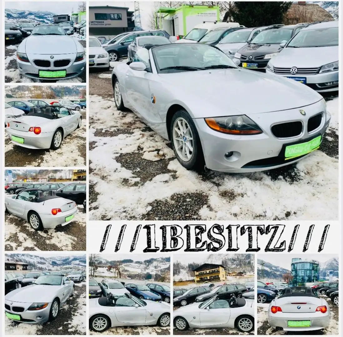 BMW Z4 2,2i CABRIO 1BESITZ Aut. Pickerl bis 04/2025 Silber - 2
