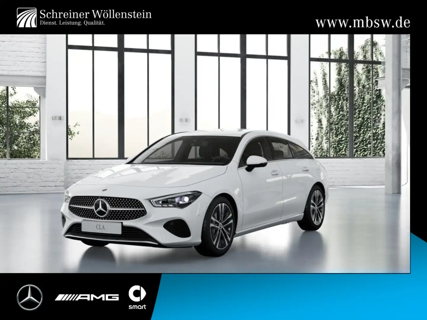 Mercedes-Benz CLA 200 SB Progressive*Multibeam*Distronic*360°* Weiß - 1