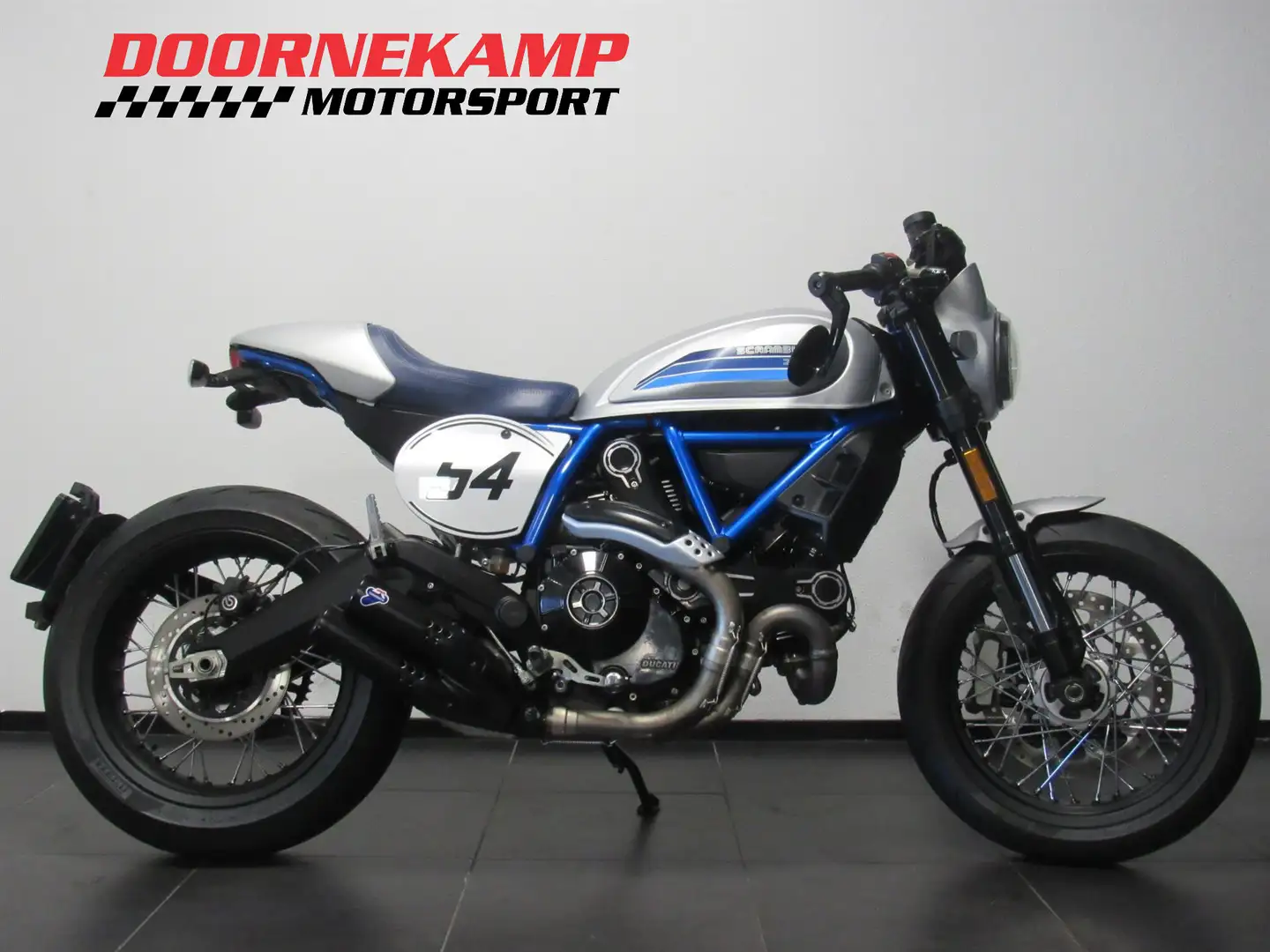 Ducati Scrambler CAFE RACER Azul - 1
