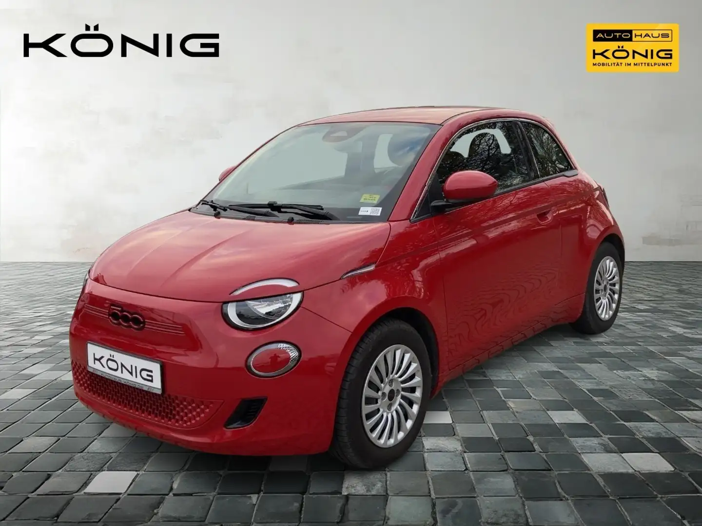 Fiat 500e RED 42 kWh Rot - 1