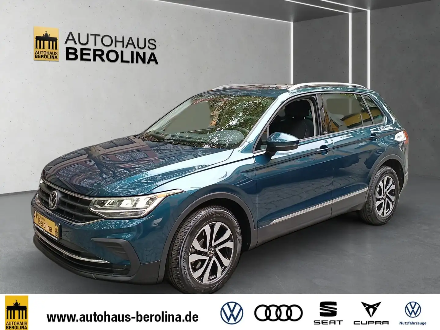 Volkswagen Tiguan 1.5 TSI Active DSG *ACC*NAV*R-CAM*SHZ* Blauw - 2