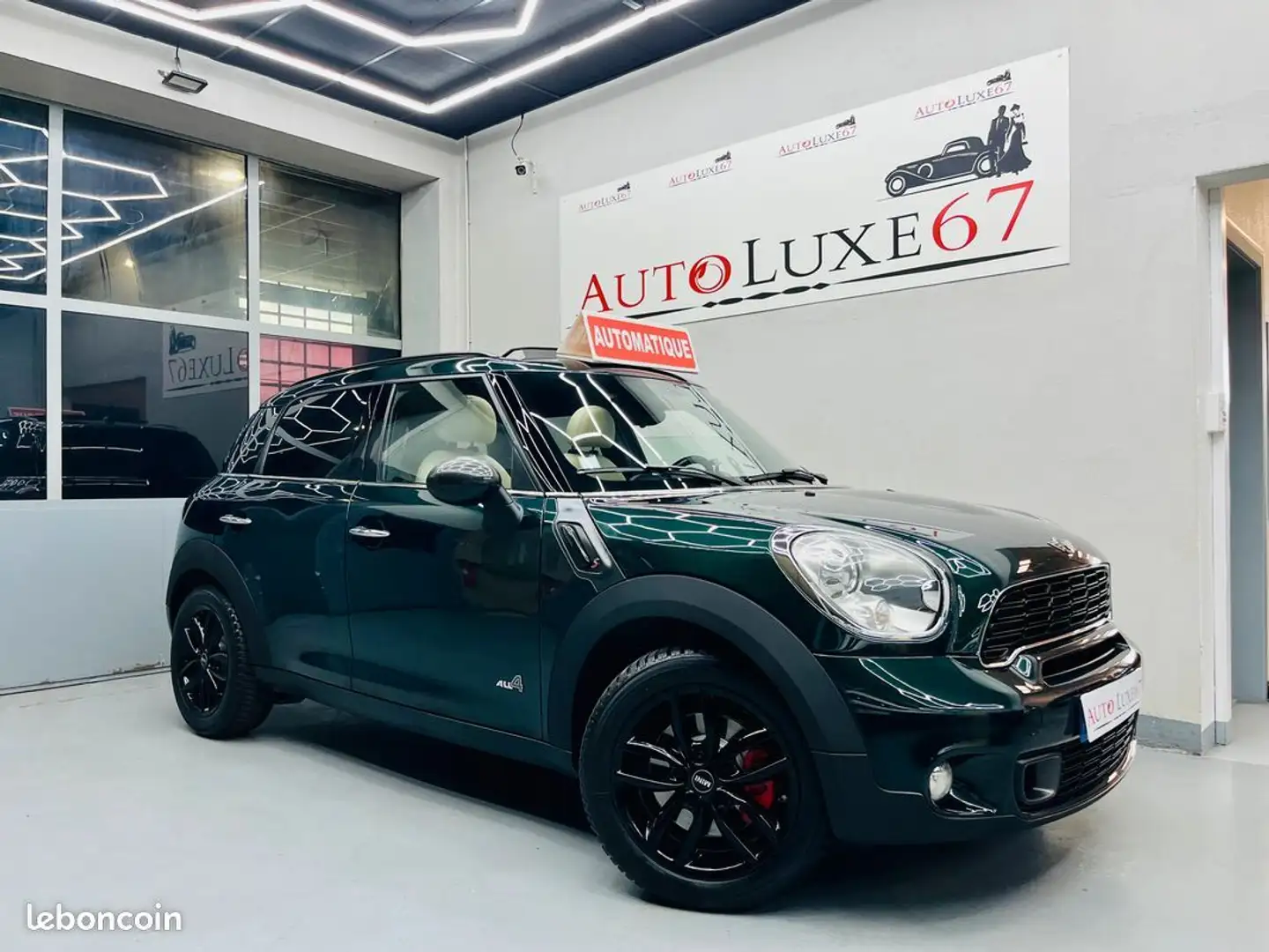 MINI Cooper Countryman Cooper S ALL 184 CH BVA Toit Ouvrant CUIR XENON GP Vert - 1
