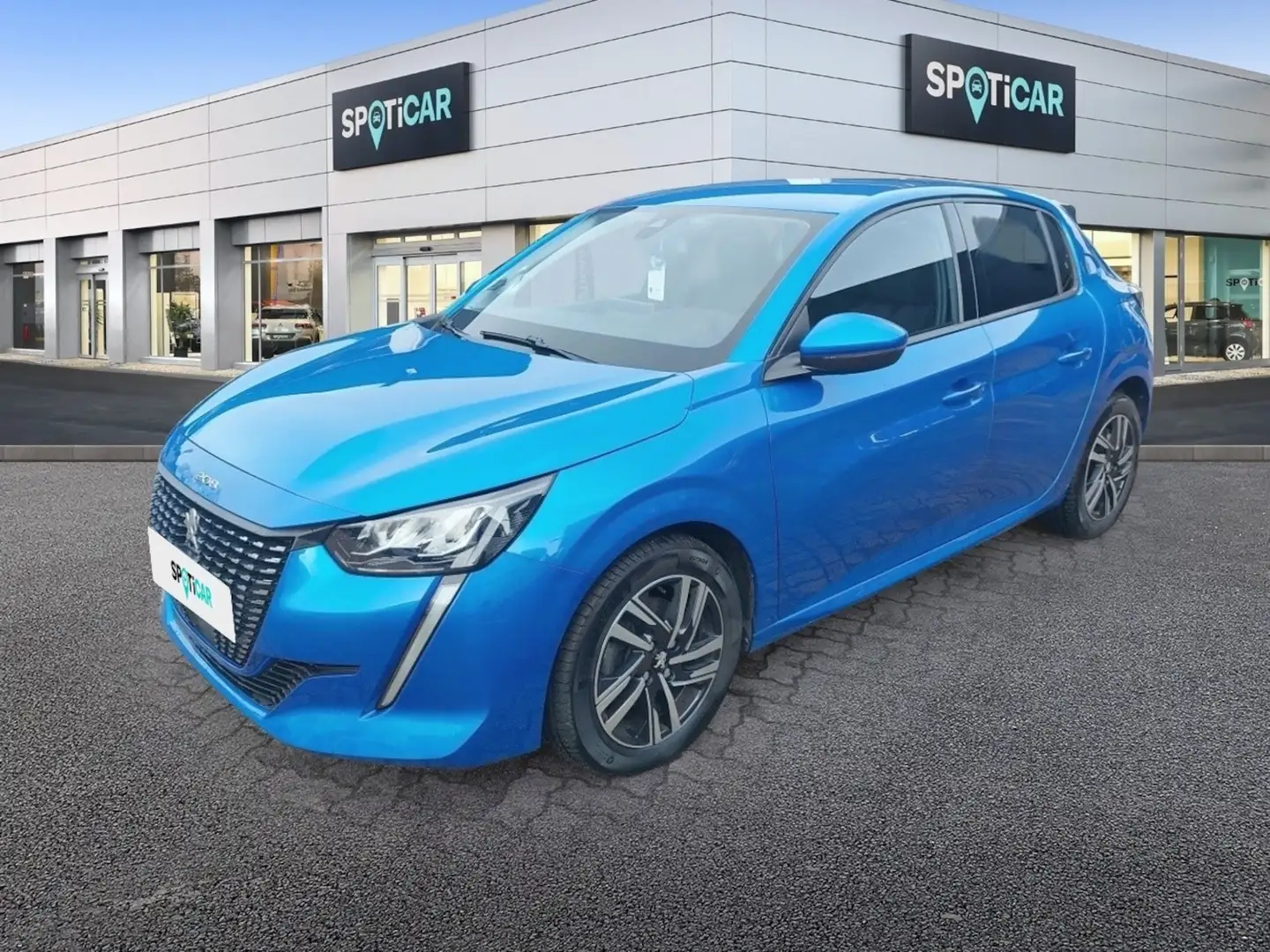 Peugeot 208 Allure Pack 130 EAT8 Navi + Shzg Bleu - 1
