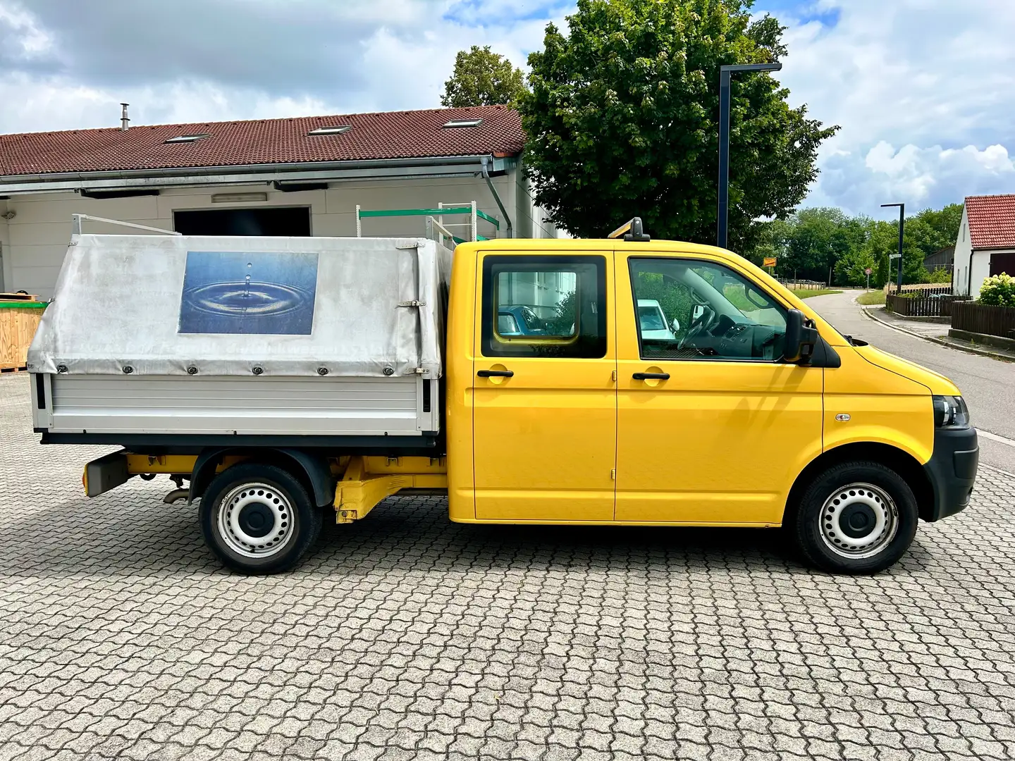Volkswagen T5 Transporter Pritsche Doppelkabine*Klima u. Standheizung* Gelb - 2