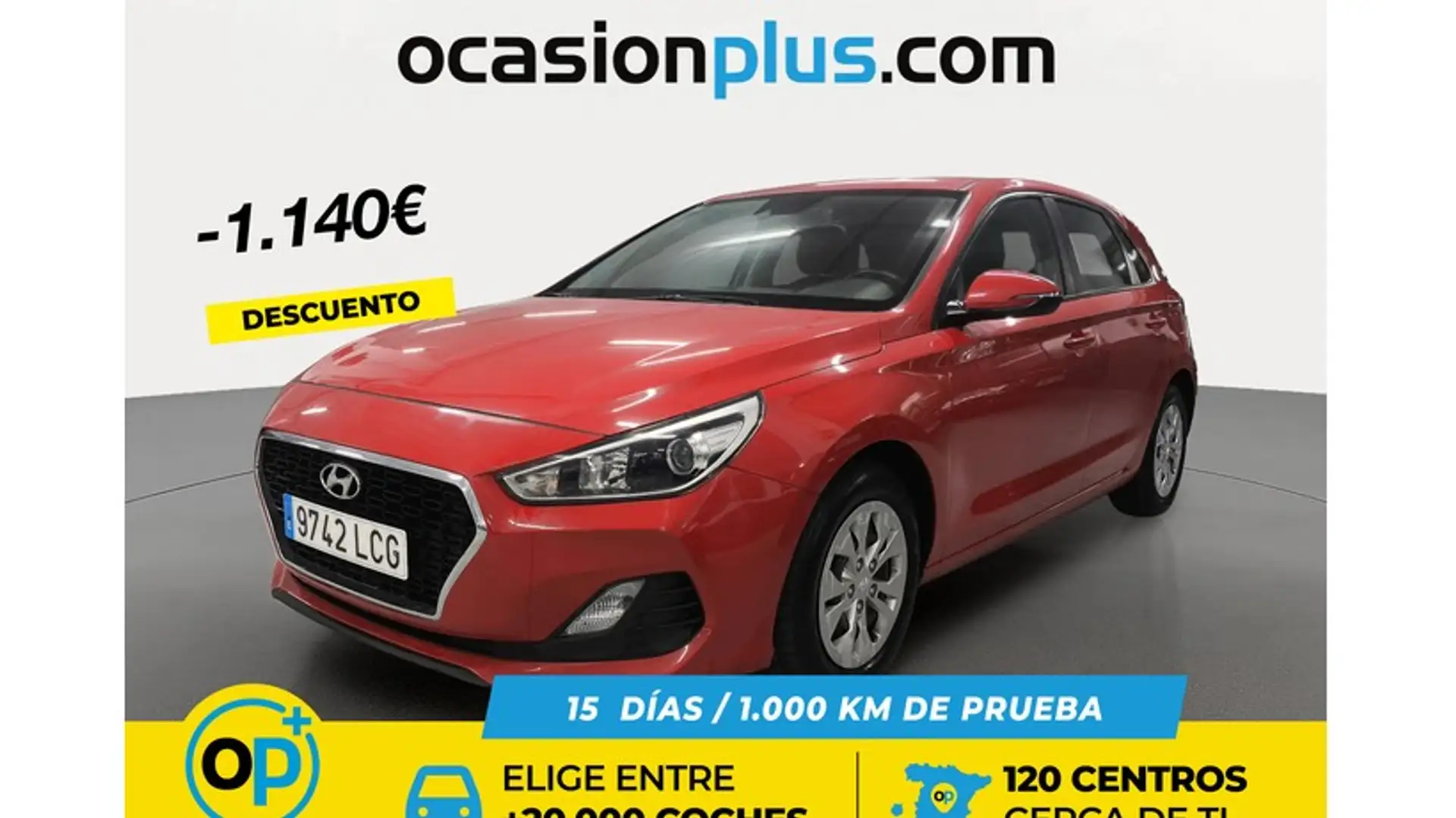 Hyundai i30 1.0 TGDI Essence 120 Rojo - 1