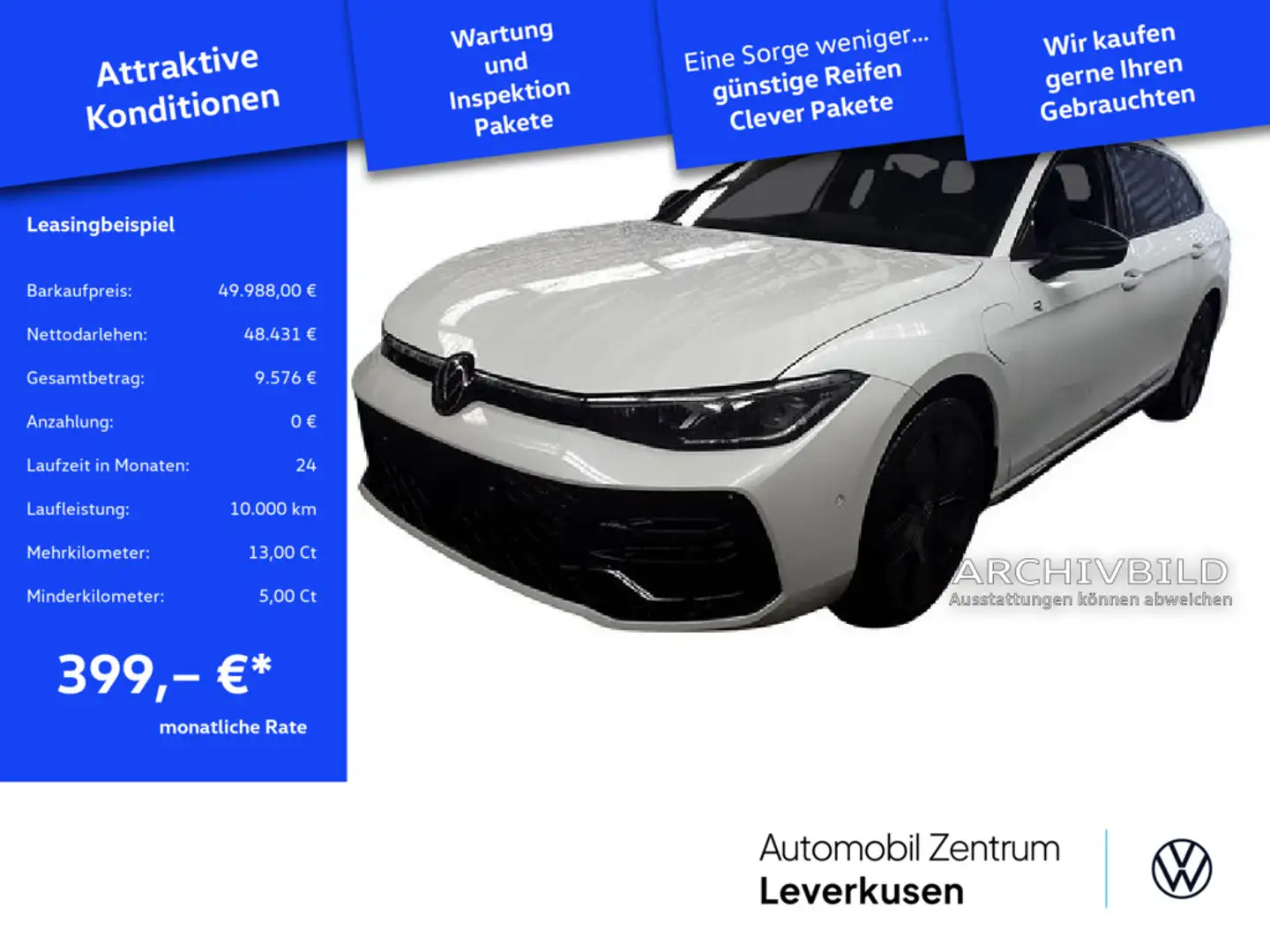 Volkswagen Passat R-Line MASSAGE MEMORY HUD KAM 360° NAVI Schwarz - 1