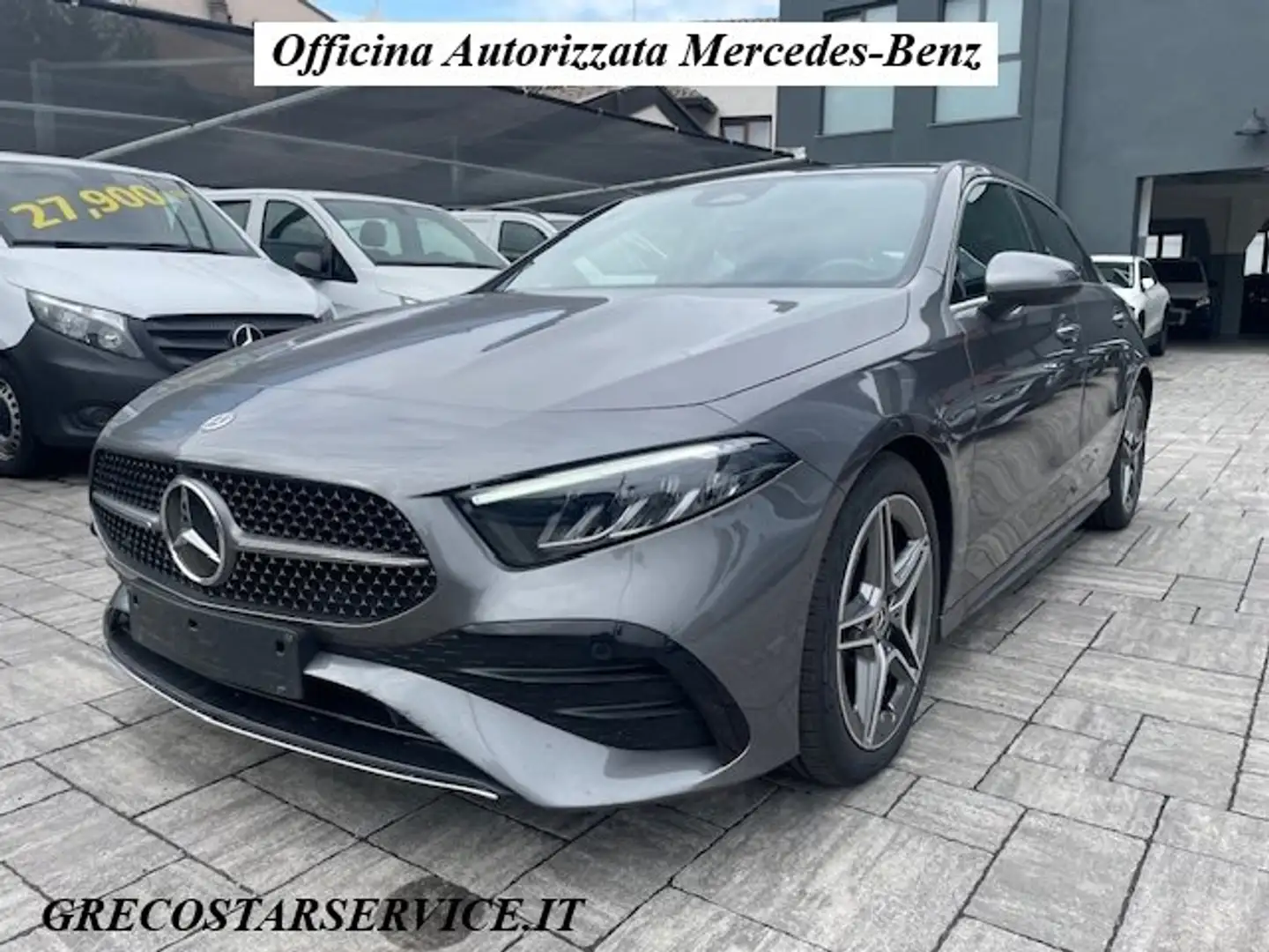 Mercedes-Benz A 180 d AMG Line Advanced Plus Automatic TETTO/Car-play Gris - 1
