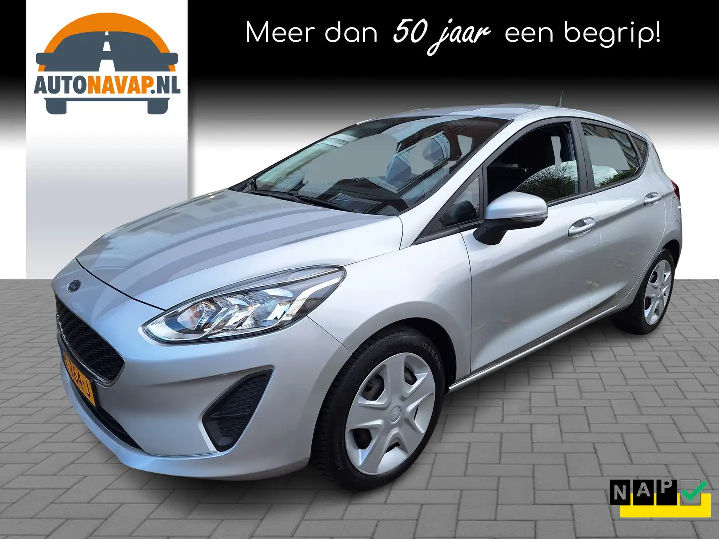 Ford Fiesta 1.1 Trend 5Drs /Navi/Apple/Android/Airco/Garantie Gris - 1
