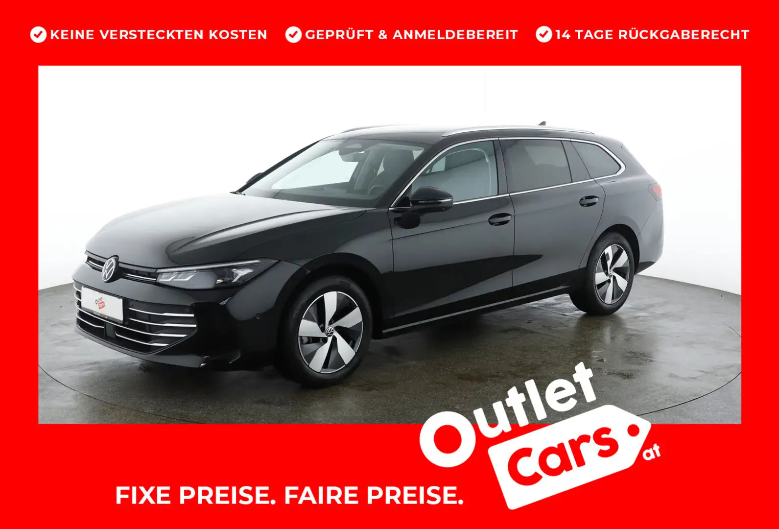 Volkswagen Passat Variant Business eTSI DSG Schwarz - 1