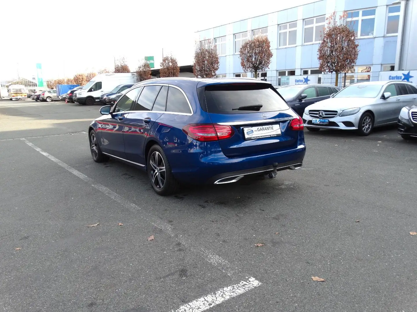 Mercedes-Benz C 180 C180d-Aut*Virtual*Led*Navi*Leder*SHZ*Kam*AHK*1Hd Blau - 2