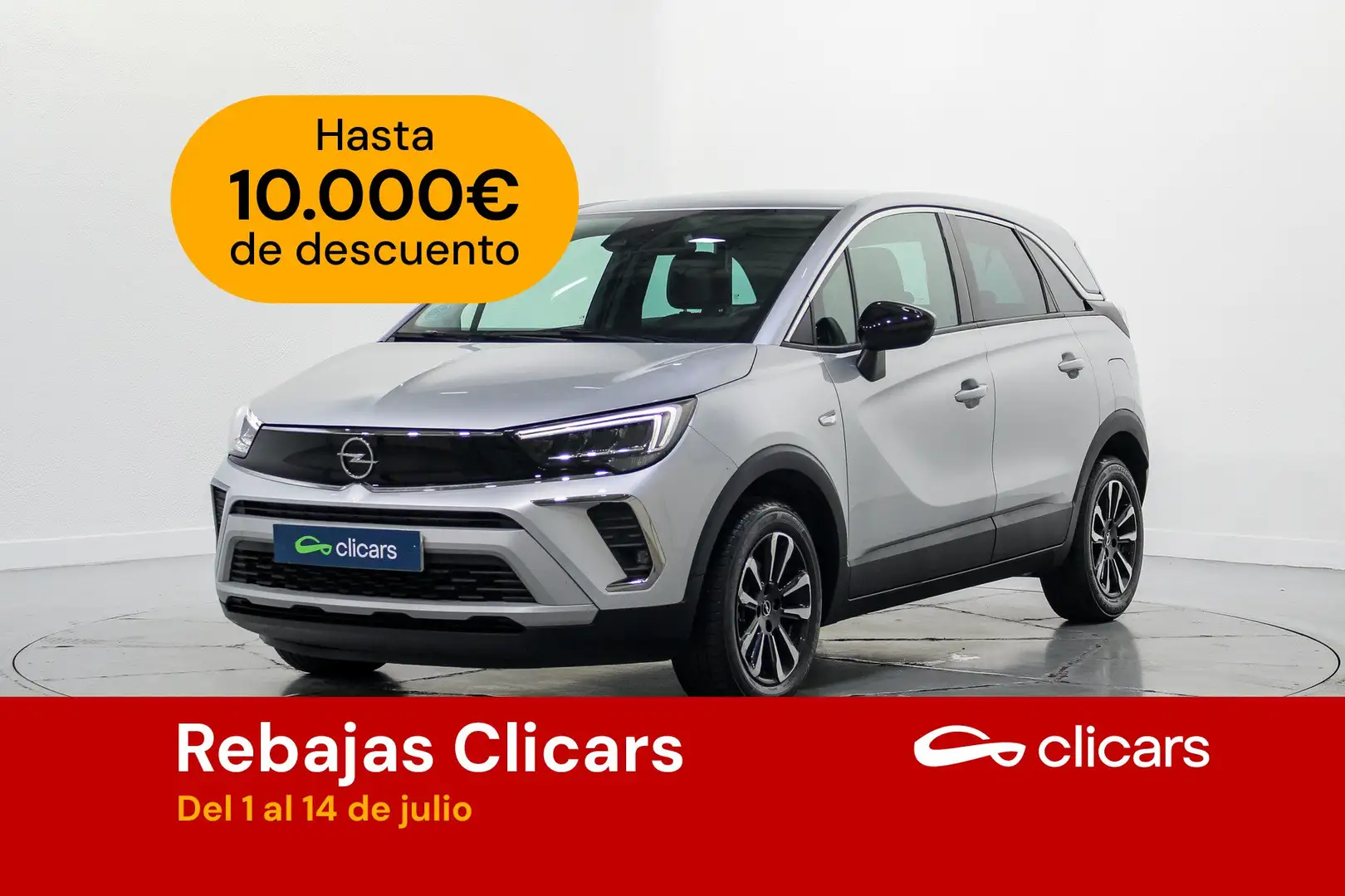 Opel Crossland 1.2 S&S Elegance Pack 110 Plateado - 1