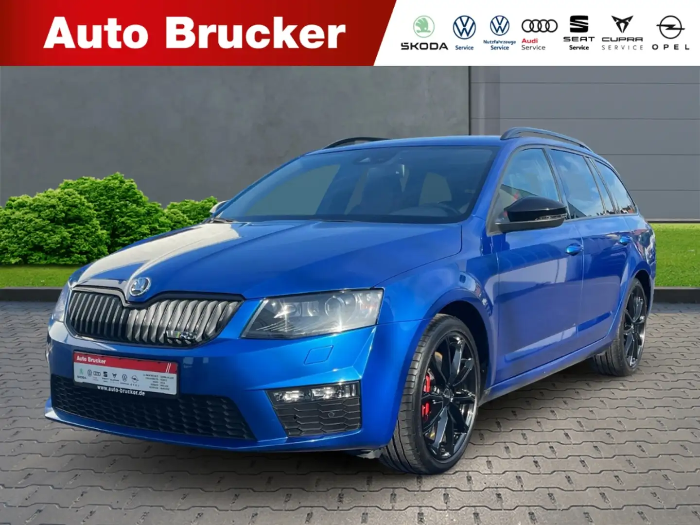 Skoda Octavia Combi RS 2.0 TSI+Sitzheizung vo+hi+NAVI+Frontschei Bleu - 1
