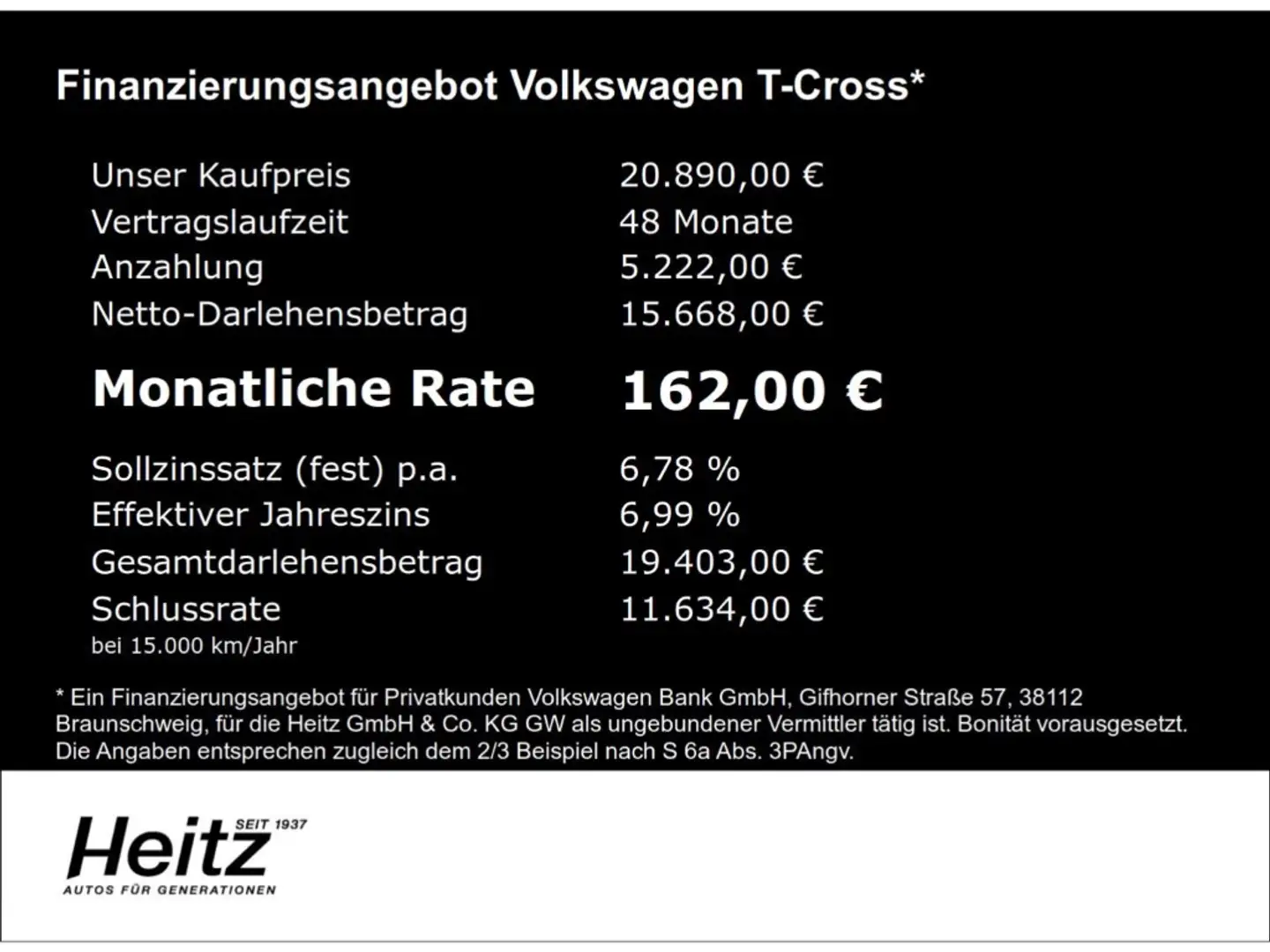 Volkswagen T-Cross 1.0 TSI Navi Climatronic Parkpaket SHZ Weiß - 2