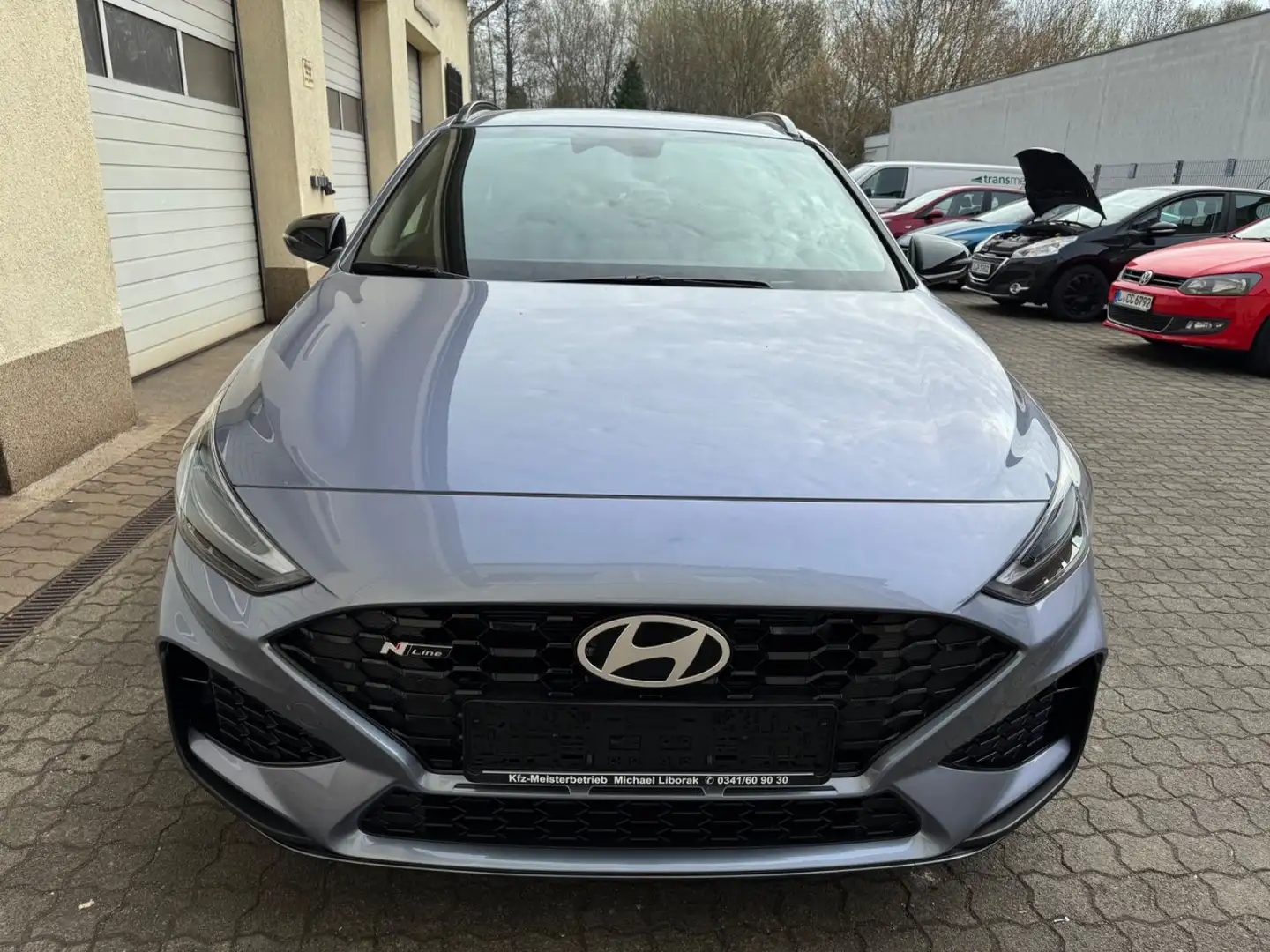 Hyundai i30 1.5 T-GDI N Line DCT Facelift Blau - 2