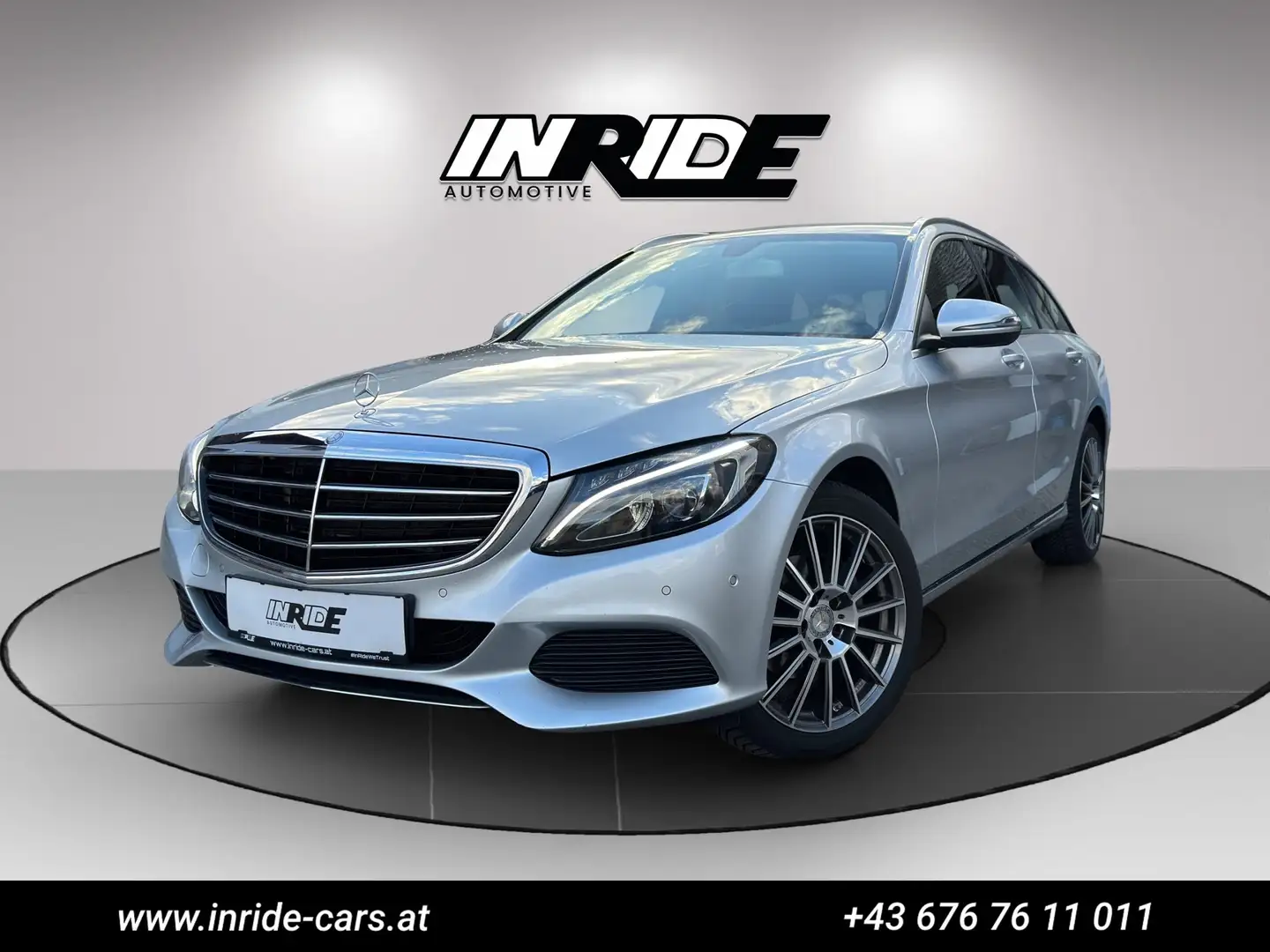 Mercedes-Benz C 200 C 200 T Aut.*Led*Leder*Navi*Wenig KM Grau - 2